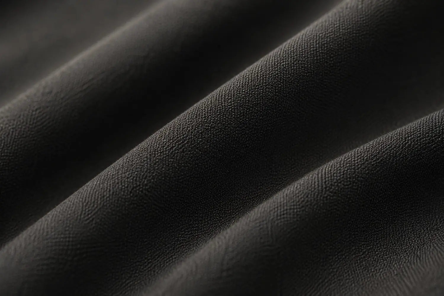 Close-up of black leather texture