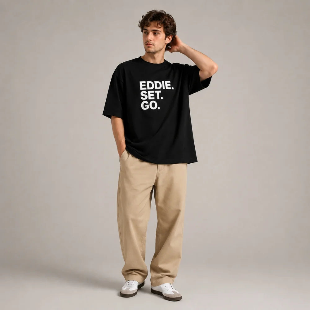 Men's Eddie Set Go Oversized Tee