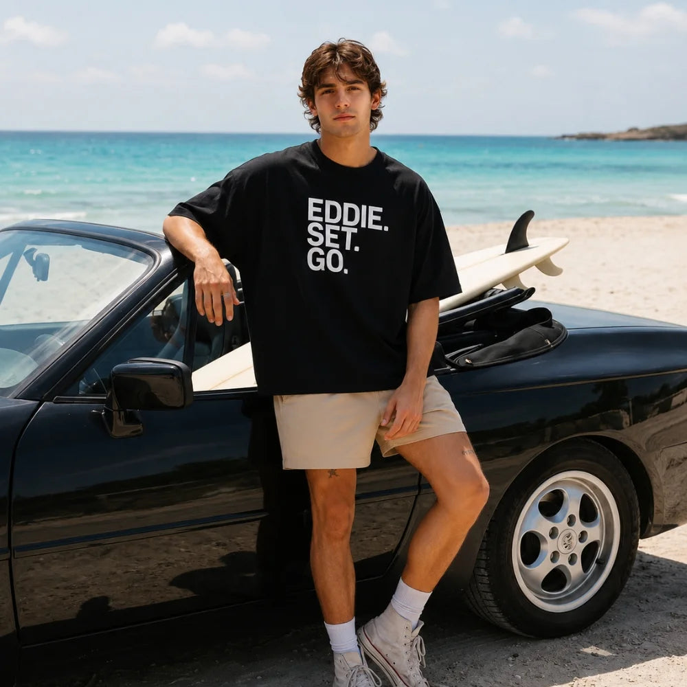 Men's Eddie Set Go Oversized Tee
