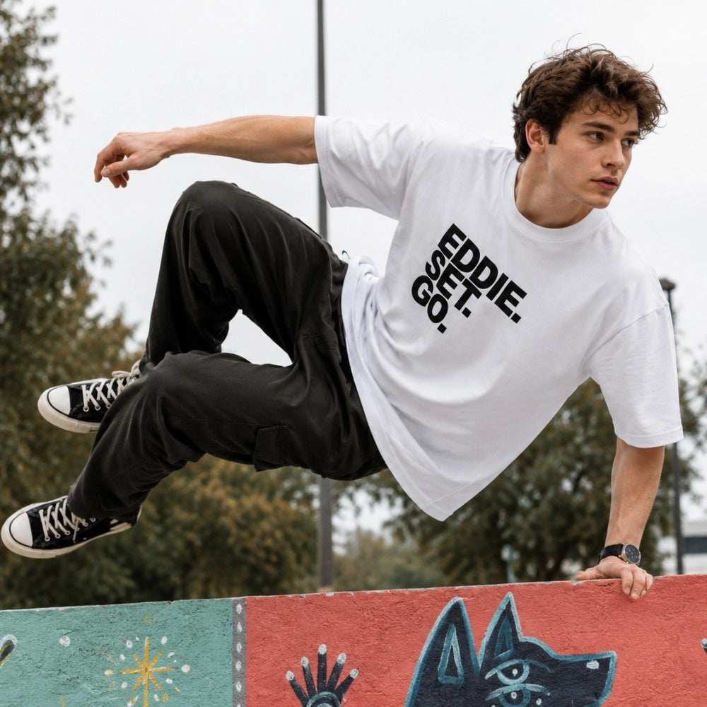 Men's Eddie Set Go Oversized Tee