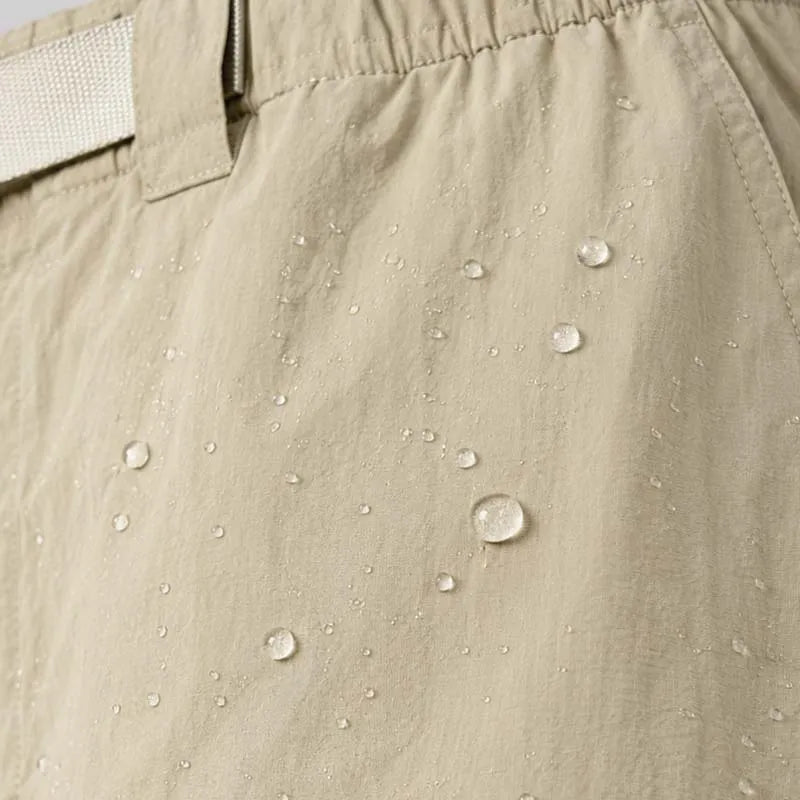 Women's sand Pathfinder 6-pocket water-resistant utility cargo pants